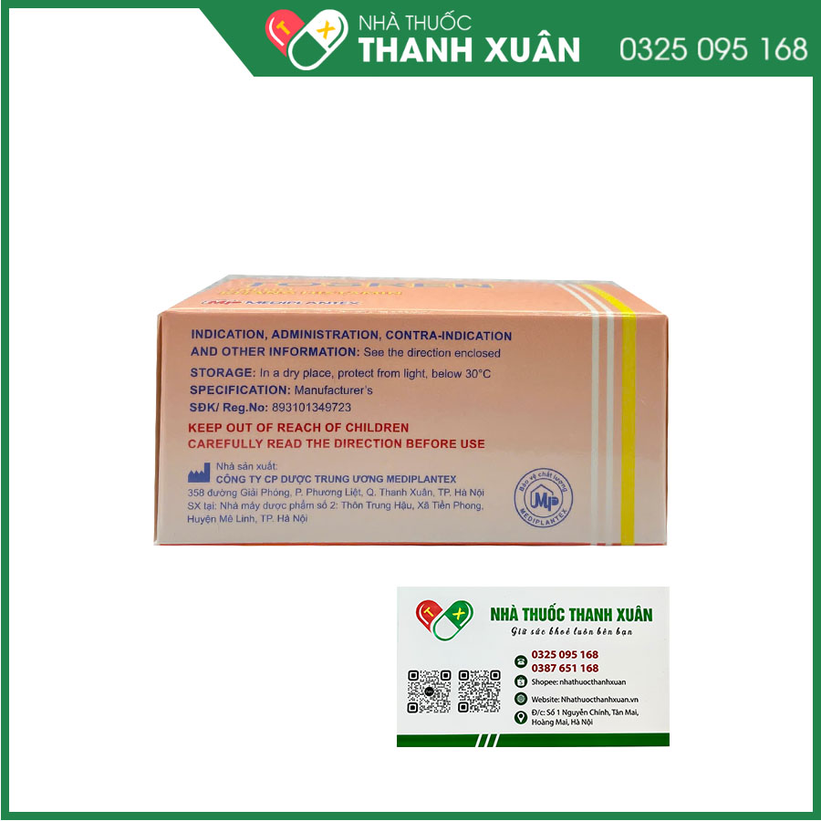 Tosren trị ho do dị ứng hoặc kích thích